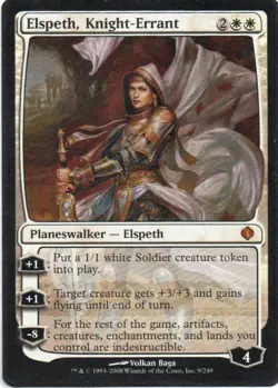 MTG: Shards of Alara: Elspeth, Knight-Errant: Lightly Played Condition - Image 1