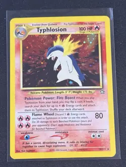 Typhlosion Neo Genesis 18/111 Holo Pokemon - Image 1