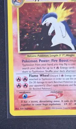 Typhlosion Neo Genesis 18/111 Holo Pokemon - Image 3