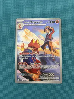 Ethan’s Magcargo 222/217 IR - Pokemon TCG: Ascended Heroes English Pack fresh - Image 1