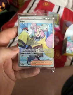 Pokemon TCG Iono SVP124 Premium Tournament Collection Black Star Promo With box - Image 1