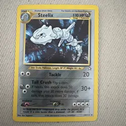 Steelix Pokemon Neo Genesis 15/111 Unlimited Edition Holo Rare Vintage - Image 1
