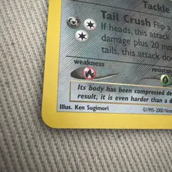 Steelix Pokemon Neo Genesis 15/111 Unlimited Edition Holo Rare Vintage - Image 2
