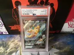 PSA 10 GEM MINT Pokemon Dragonite V Evolving Skies Full Alt Art 192/203 - Image 1