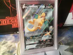 PSA 10 GEM MINT Pokemon Dragonite V Evolving Skies Full Alt Art 192/203 - Image 2