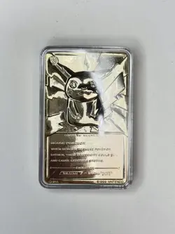 1999 Pokemon 23K Gold Plated Card Complete Set 6 w/ Pokeball & COA Burger King - Image 3