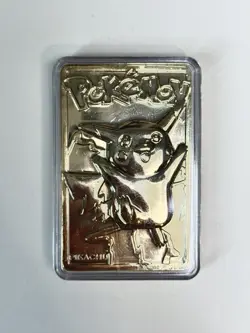 1999 Pokemon 23K Gold Plated Card Complete Set 6 w/ Pokeball & COA Burger King - Image 4