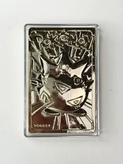 1999 Pokemon 23K Gold Plated Card Complete Set 6 w/ Pokeball & COA Burger King - Image 5