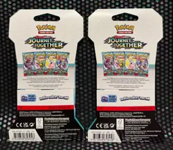 2 Sleeved Pokemon Card Packs Scarlet & Violet Journey Together - Image 2