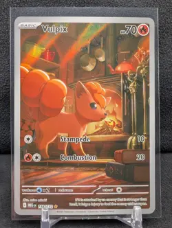 Vulpix 138/132 - Pokemon Me01: Mega Evolution Illustration Rare/IR Holo - Image 1