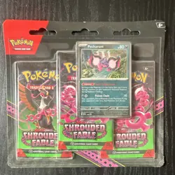 Pokemon Scarlet & Violet Shrouded Fable Booster Pack Set with Pecharunt Promo - Image 1