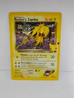 Pokemon TCG - Rocket's Zapdos 15/132 Celebrations: Classic Collection Holo - Image 1
