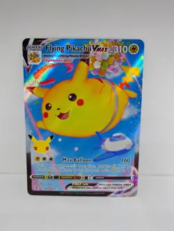 Pokemon TCG - Flying Pikachu VMAX Holo Ultra Rare CLB Celebrations 007/025 - Image 1