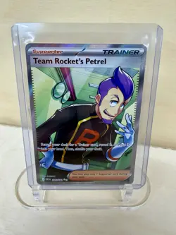 Pokemon Team Rocket's Petrel 226/182 Destined Rivals Full Art Holo Ultra Rare - Image 1