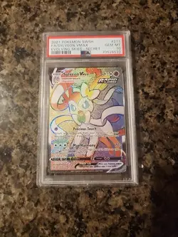 2021 POKEMON SWORD & SHIELD EVOLVING SKIES #211 FA/SYLVEON VMAX PSA 10 GEM MINT - Image 1