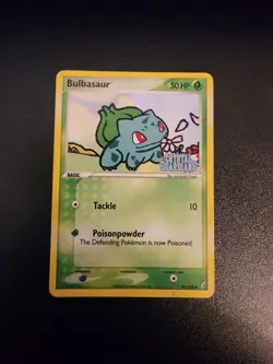 Pokemon TCG Bulbasaur 45/100 Crystal Guardians Reverse Holo Stamped - Image 1