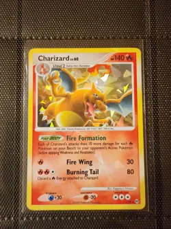 2009 Pokemon TCG Charizard Platinum Arceus Holo #1/99 Cracked Ice LP - Image 1