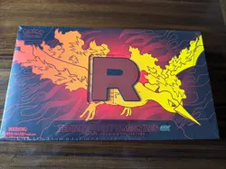 Pokemon TCG Team Rockets Moltres Ex UPC Sealed Box - Image 1