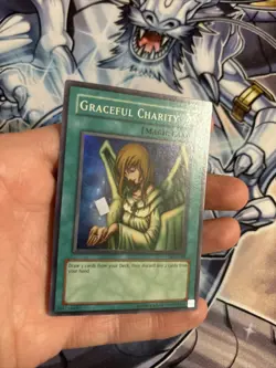 Graceful Charity SDP-040 Super Rare Unlimited Yugioh LP (ST) (17) - Image 2