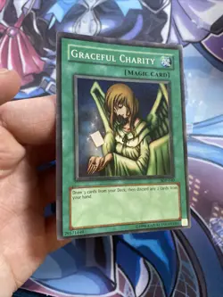 | Yugioh Graceful Charity SDP-040 Super Rare Starter Deck Pegasus LP - Image 4