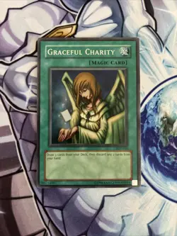 Graceful Charity SDP-040 Super Rare Unlimited Yugioh LP (ST) (8) - Image 1