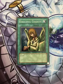 Graceful Charity SDP-040 Super Rare Unlimited Yugioh VLP (ST) (5) - Image 1