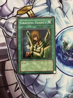 Graceful Charity SDP-040 Super Rare Unlimited Yugioh VLP (ST) (8) - Image 1