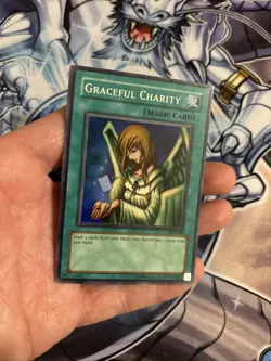 Graceful Charity SDP-040 Super Rare Unlimited Yugioh LP (ST) (19) - Image 2