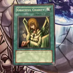 (EF) Yu-Gi-Oh! Graceful Charity SDP-040 Super Rare Unlimited VLP - Image 1