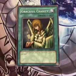 (EF) Yu-Gi-Oh! Graceful Charity SDP-040 Super Rare Unlimited VLP - Image 2
