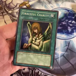 (EF) Yu-Gi-Oh! Graceful Charity SDP-040 Super Rare Unlimited VLP - Image 4