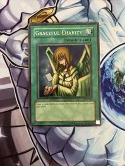 Graceful Charity SDP-040 Super Rare Unlimited Yugioh VLP (ST) (2) - Image 1