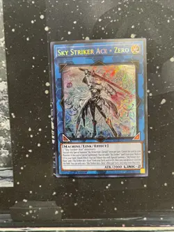 1x Yugioh - Sky Striker Ace = Zero DUAD-EN049 Secret Rare 1st Edition - Image 1