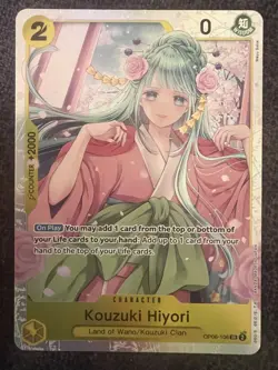 One Piece Card Game Kouzuki Hiyori OP06-106 Super Rare NM - Image 1