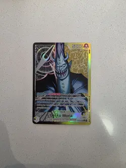 Gecko Moria OP14-080 Leader Alt Art One Piece CG The Azure Sea's Seven - Image 1