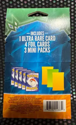 MJ Holding 1 Sealed Pokemon Pack 1 Ultra Rare 4 Foil Cards and 3 Mini Packs b - Image 2