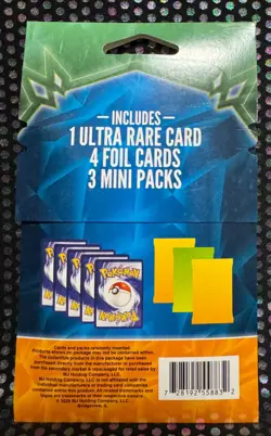 MJ Holding 1 Sealed Pokemon Pack 1 Ultra Rare 4 Foil Cards and 3 Mini Packs a - Image 2
