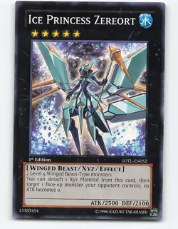 Ice Princess Zereort #JOTL-EN052 1st Edition Yugioh Card - Image 1