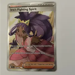 Iris's Fighting Spirit 180/159 Sv09: Journey Together Holo Full Art Pokemon Card - Image 1