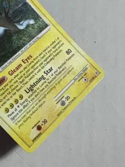 Luxray 7/130 Holo Rare Diamond and Pearl LP / MP SWIRL Holo Bleed Pokemon Card - Image 5