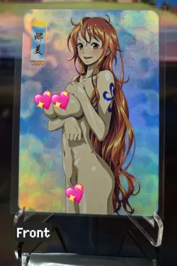 One Piece (Nami) ACG Waifu Sexy Nude Trading Card OPCG - Image 1