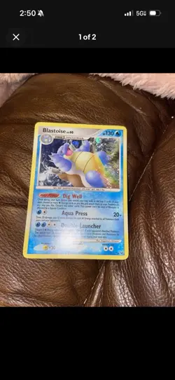 Blastoise 🐢 Rare Holo Platinum 2009 2/127 Pokemon Card LP - Image 1