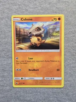 Pokemon TCG Cubone 52/111 Common - Crimson Invasion Card - Image 1