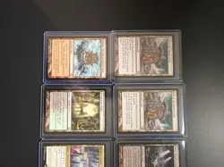Mtg 8 Land Card Lot Unplayed - Image 1