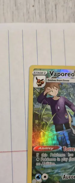 Vaporeon TG02/TG30 SWSH09: Brilliant Stars Trainer Gallery NM Pokemon Card TCG - Image 2