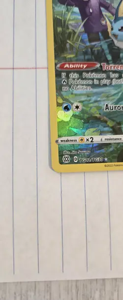 Vaporeon TG02/TG30 SWSH09: Brilliant Stars Trainer Gallery NM Pokemon Card TCG - Image 5
