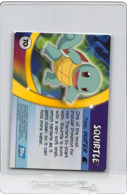 SQUIRTLE #70 - 2004 Topps Advanced Challenge - Blue Logo - POKEMON CARD - LP - Image 2