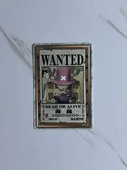 One Piece TCG Jap Wanted Pirate Chopper Tournament Game Promo WINNER Price Card - Image 1