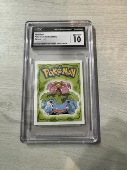 Pokemon Venusaur Merlin 1998 Series 1 CGC Gem Mint 10 Card #3 - Image 1