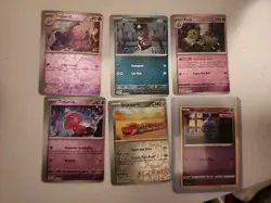 Lot Of 6 Error/miscut Pokemon Cards - Image 1